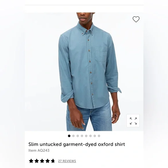 Crew Factory Shirts Nwt Mens J Crew Factory Slim Untucked